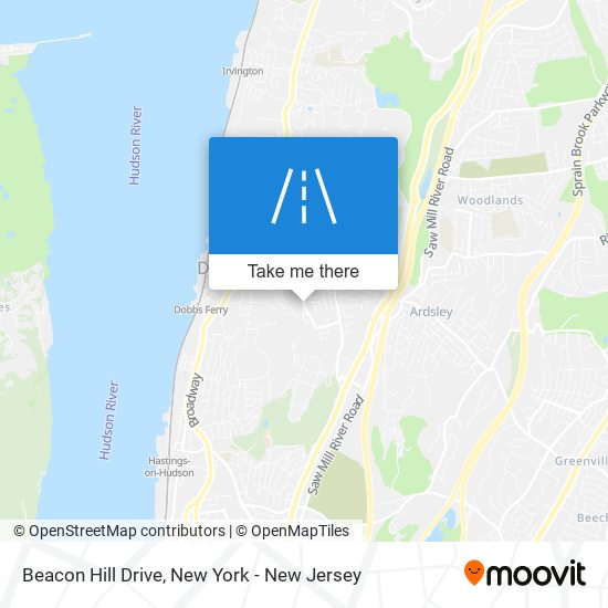 Beacon Hill Drive map