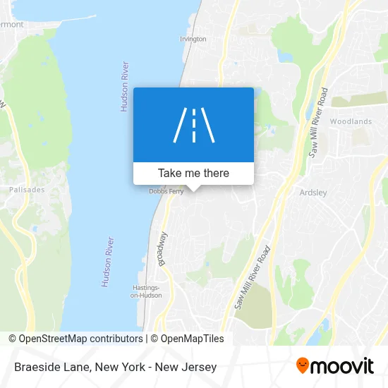 Braeside Lane map