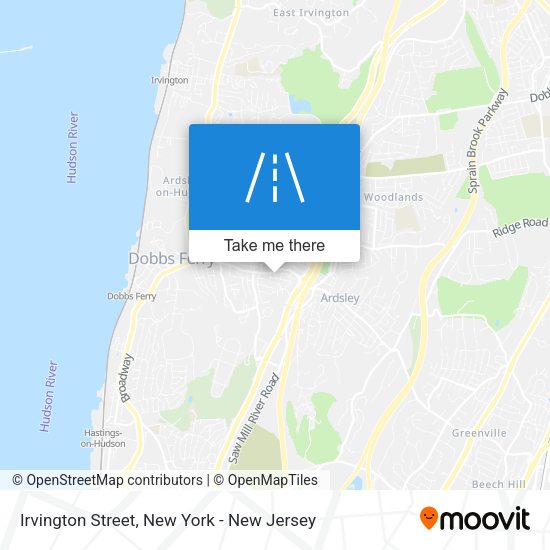Mapa de Irvington Street