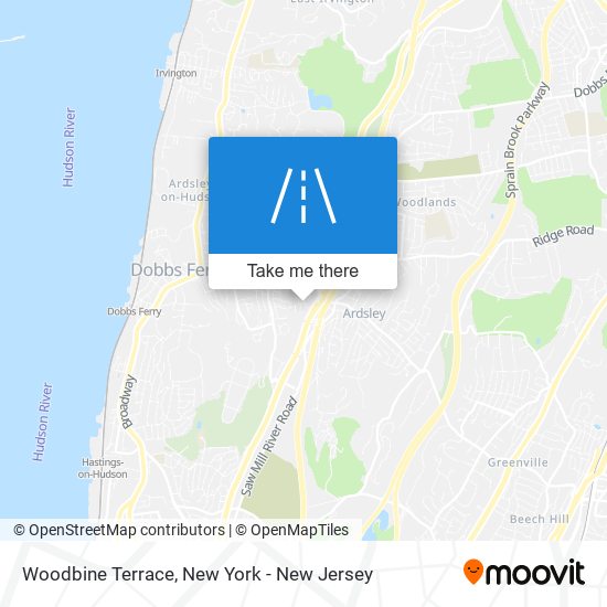 Mapa de Woodbine Terrace