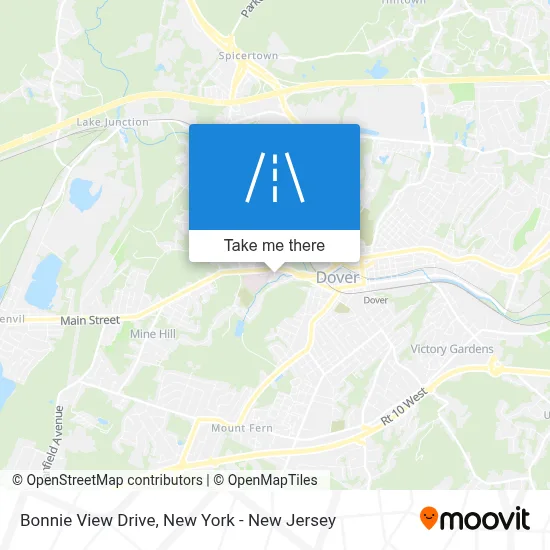 Bonnie View Drive map