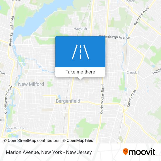 Mapa de Marion Avenue