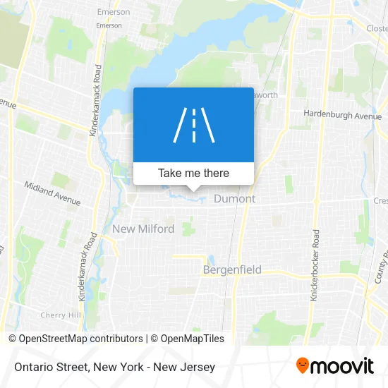 Mapa de Ontario Street