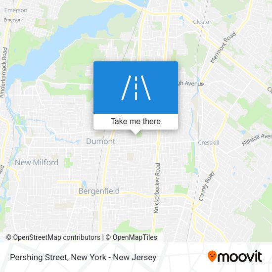 Mapa de Pershing Street
