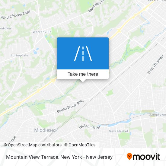 Mountain View Terrace map