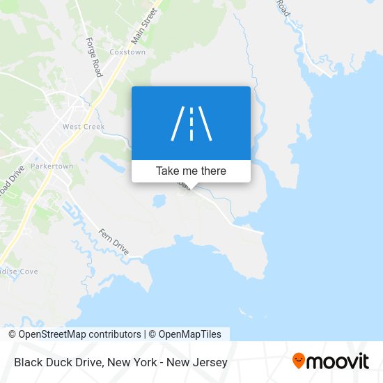 Mapa de Black Duck Drive