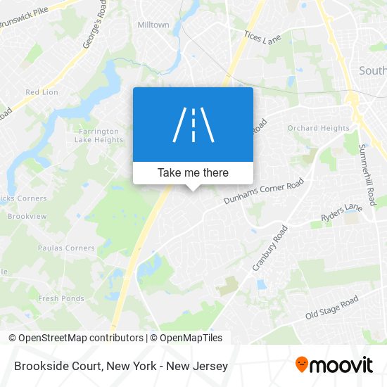 Brookside Court map