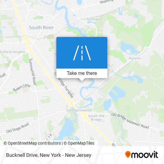 Bucknell Drive map