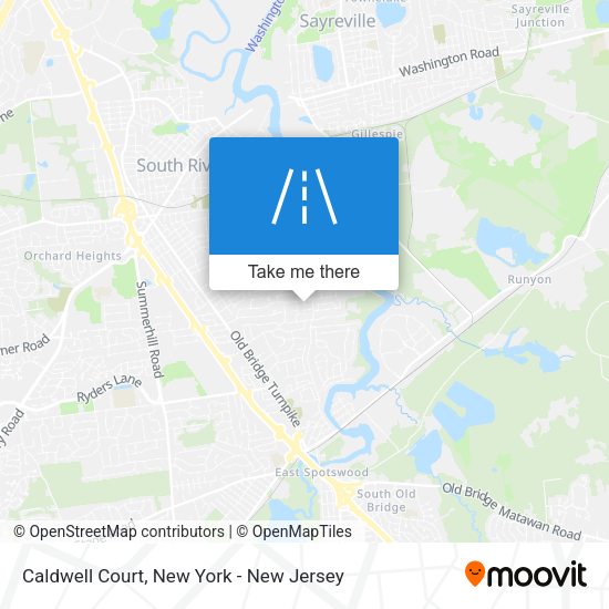Mapa de Caldwell Court