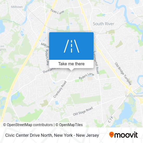 Mapa de Civic Center Drive North