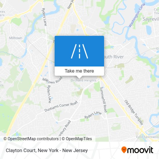 Mapa de Clayton Court