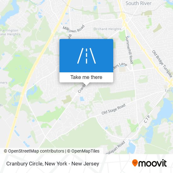 Cranbury Circle map