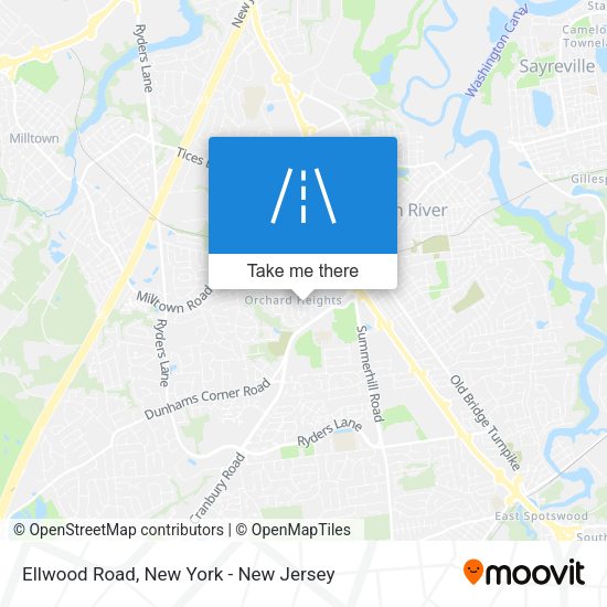 Ellwood Road map