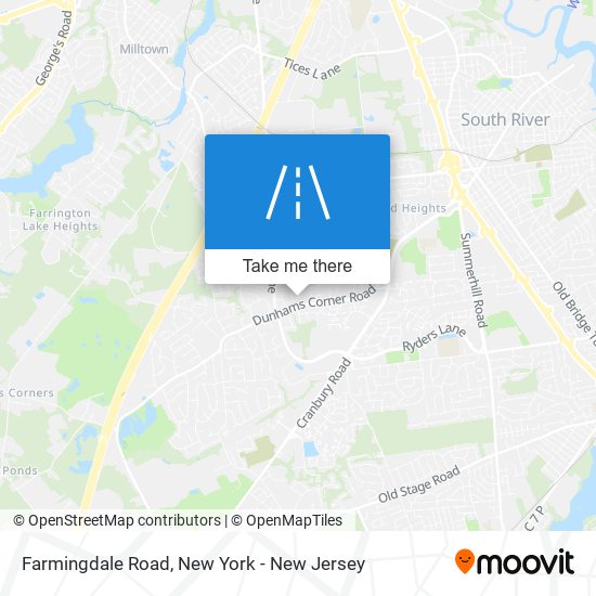 Farmingdale Road map