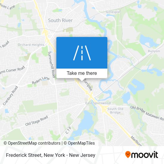Mapa de Frederick Street
