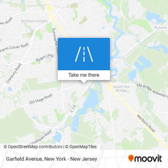 Mapa de Garfield Avenue