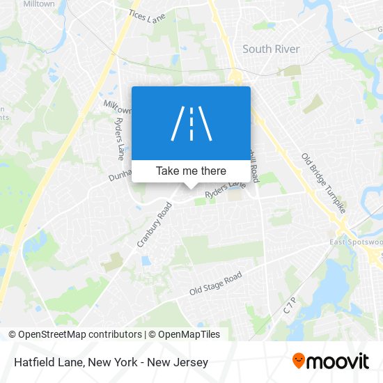 Hatfield Lane map