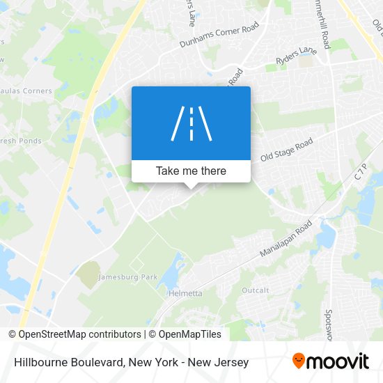 Mapa de Hillbourne Boulevard