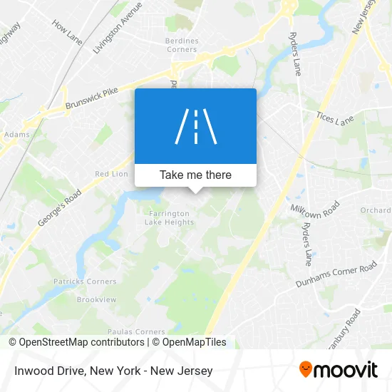 Inwood Drive map