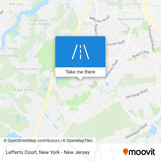 Lefferts Court map