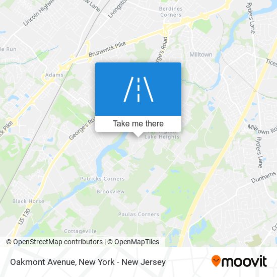 Mapa de Oakmont Avenue