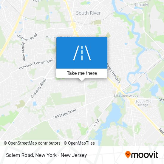 Salem Road map