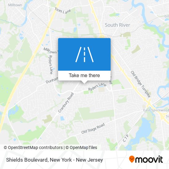 Shields Boulevard map