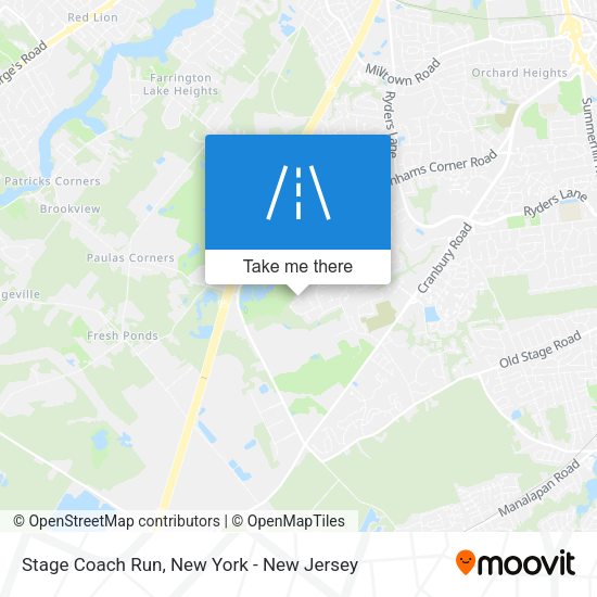 Mapa de Stage Coach Run