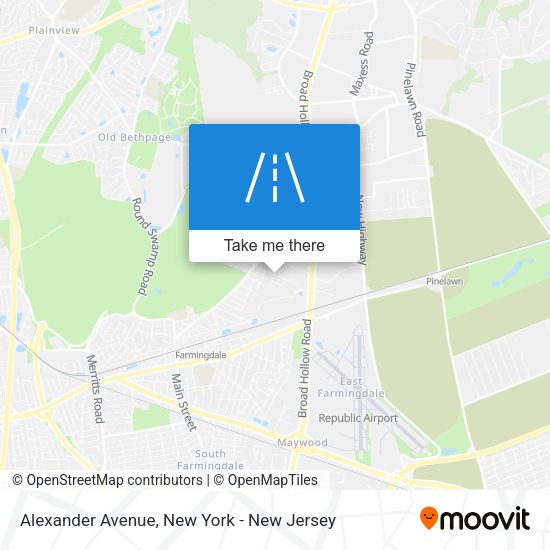 Mapa de Alexander Avenue