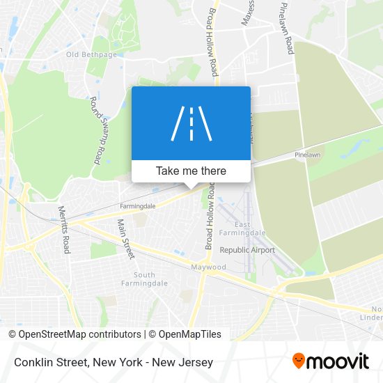 Mapa de Conklin Street