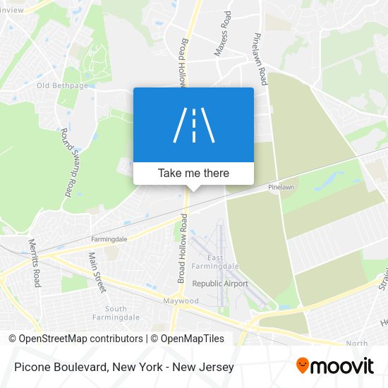 Mapa de Picone Boulevard
