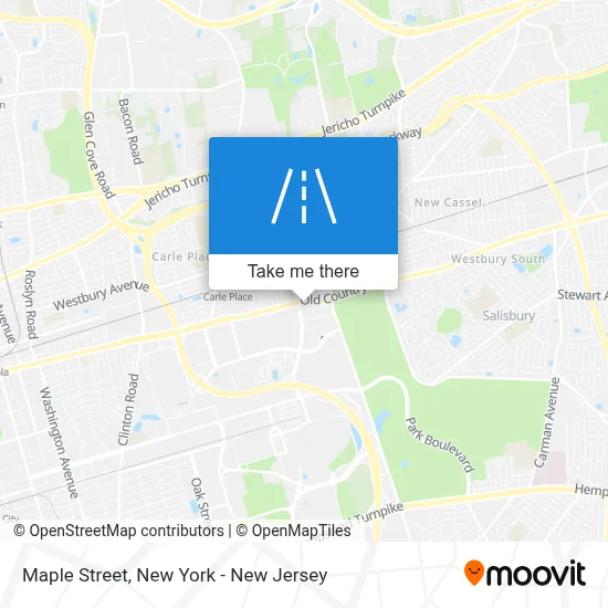 Maple Street map