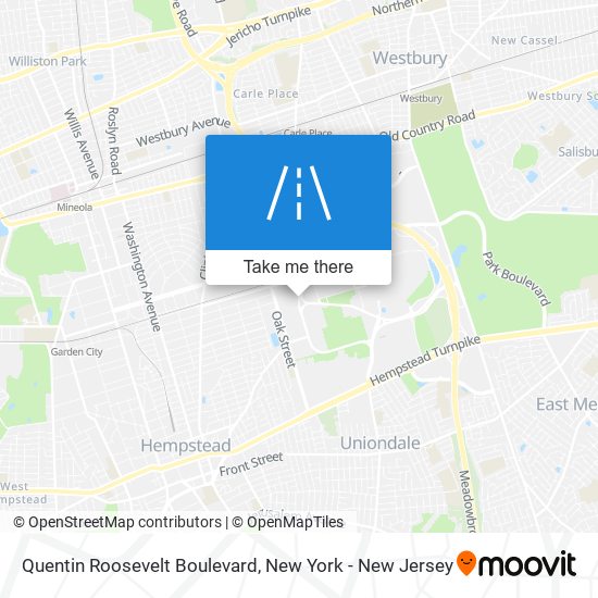 Mapa de Quentin Roosevelt Boulevard