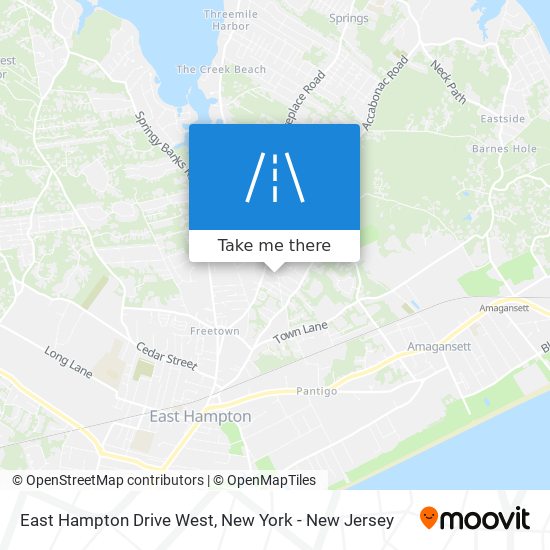 East Hampton Drive West map