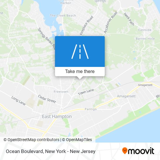 Ocean Boulevard map