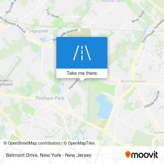 Mapa de Belmont Drive