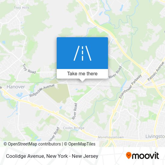 Mapa de Coolidge Avenue