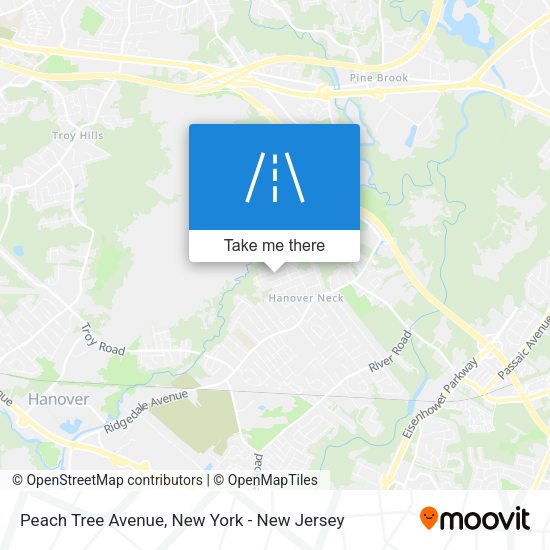 Mapa de Peach Tree Avenue
