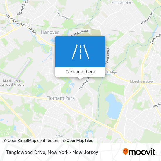 Mapa de Tanglewood Drive