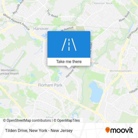 Mapa de Tilden Drive
