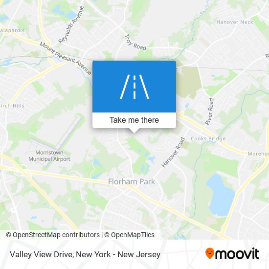 Mapa de Valley View Drive