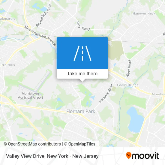 Valley View Drive map
