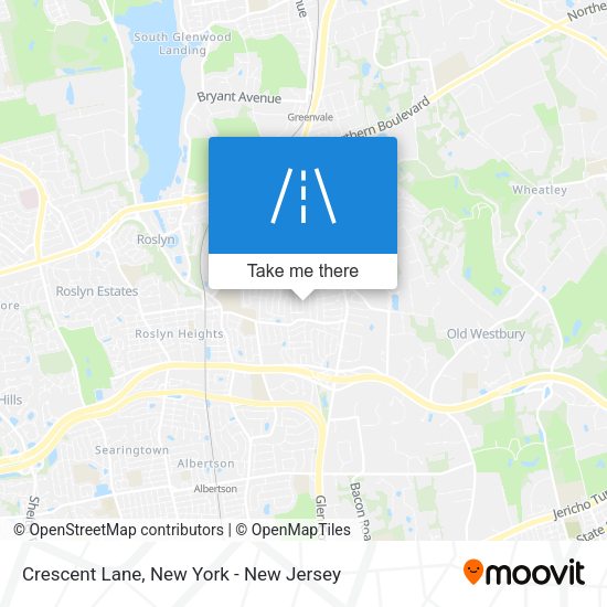 Mapa de Crescent Lane