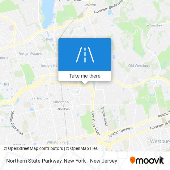 Mapa de Northern State Parkway