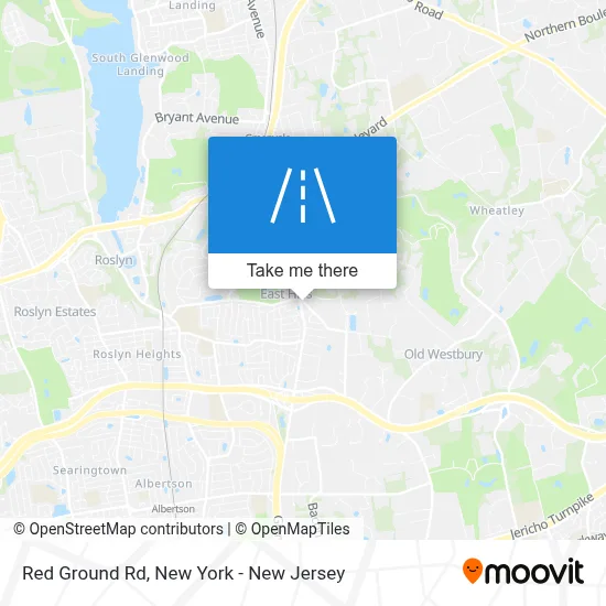Red Ground Rd map