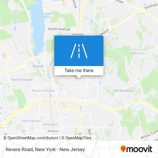 Revere Road map