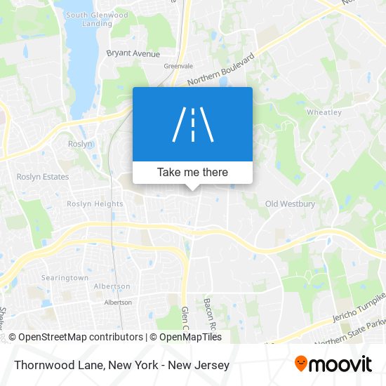 Mapa de Thornwood Lane