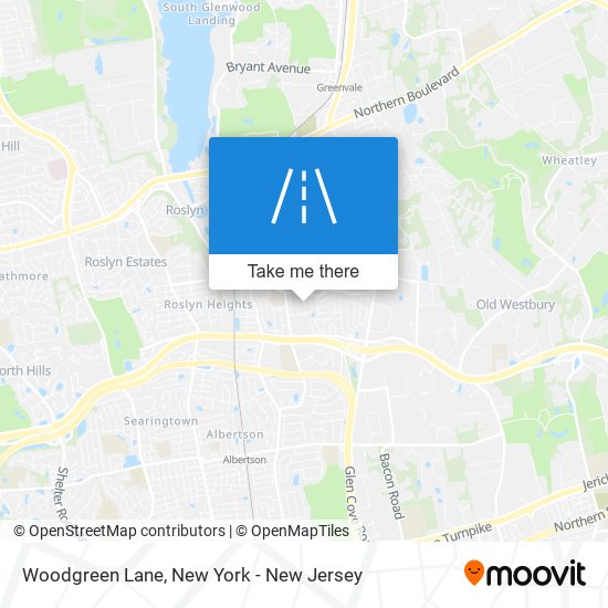 Woodgreen Lane map