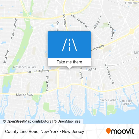 County Line Road map