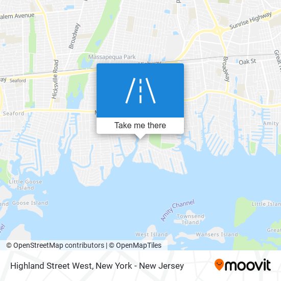 Highland Street West map